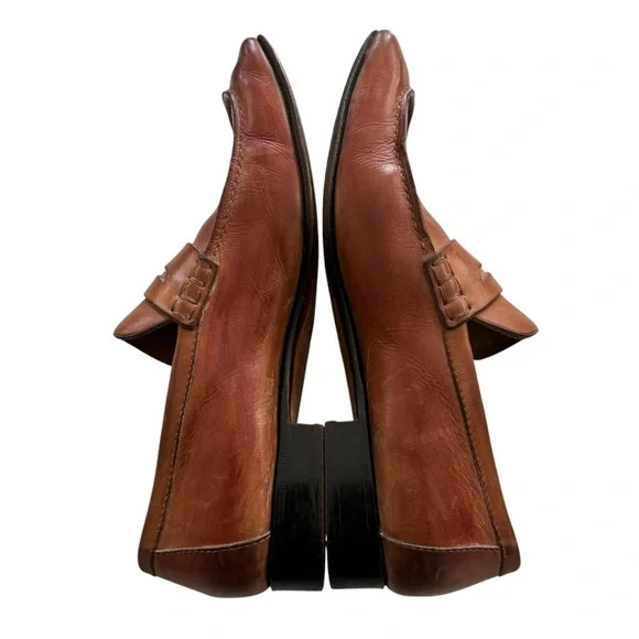 YVES SAINT LAURENT VTG Men’s Coin Loafers Style 0190 SZ 41 /8